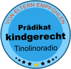 Prädikat kindgerecht Tinolinoradio VON ELTERN EMPFOHLEN